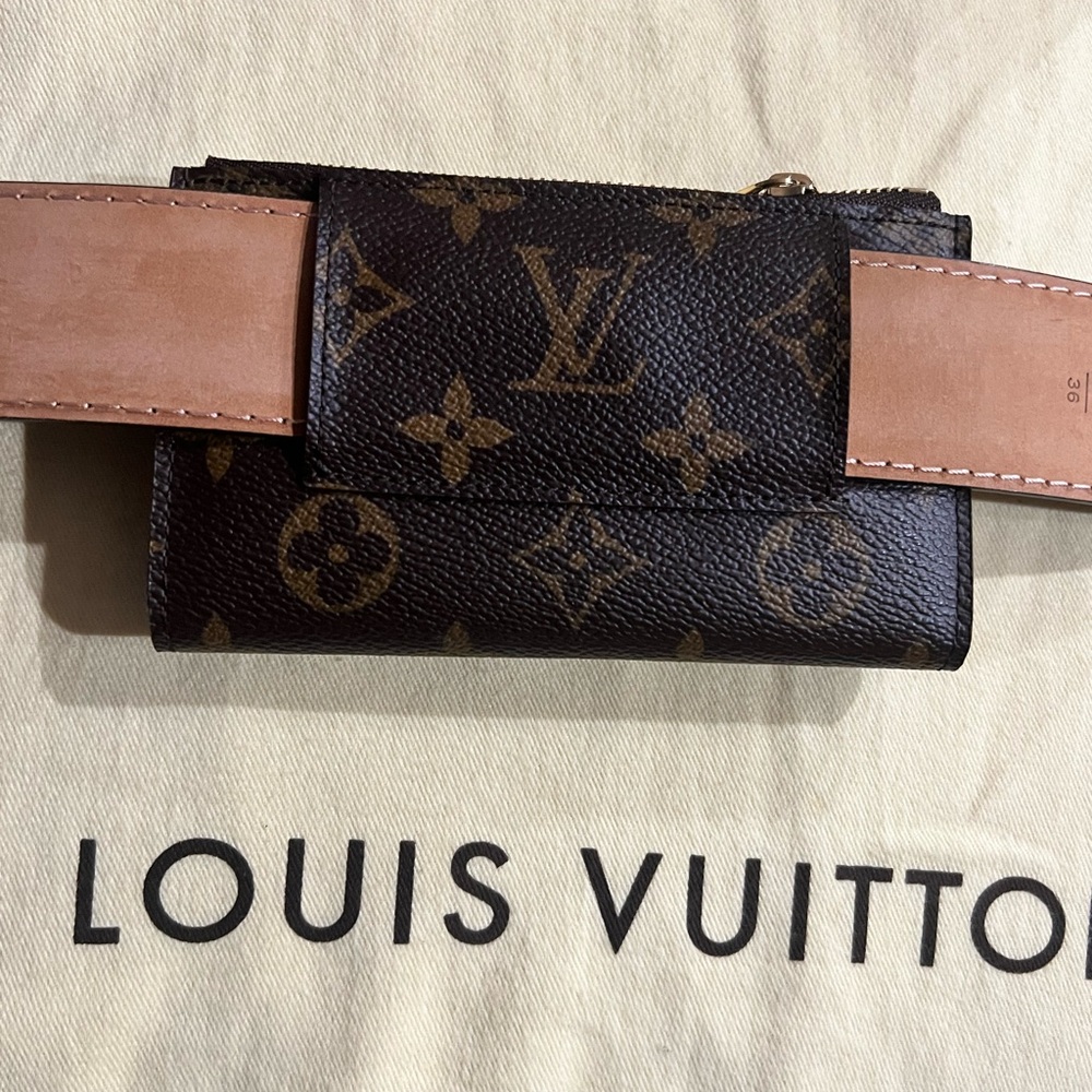 Rare 🦄 💯 Authentic LOuis Vuitton Pochette Duo Monogram Belt Bag 😍 - Picture 4 of 16